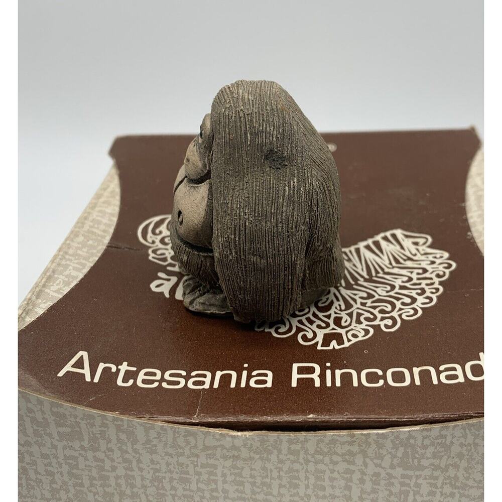 Vtg Artesania Rinconada Mini BABY GORILLA Uruguay Retired Original Box - Picture 3 of 5
